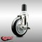 Service Caster 5 Inch 316SS Black Polyurethane Swivel 1-1/2 Inch Expanding Stem Caster Brake SCC-SS316EX20S514-PPUB-BLK-TLB-112 - alternate 4